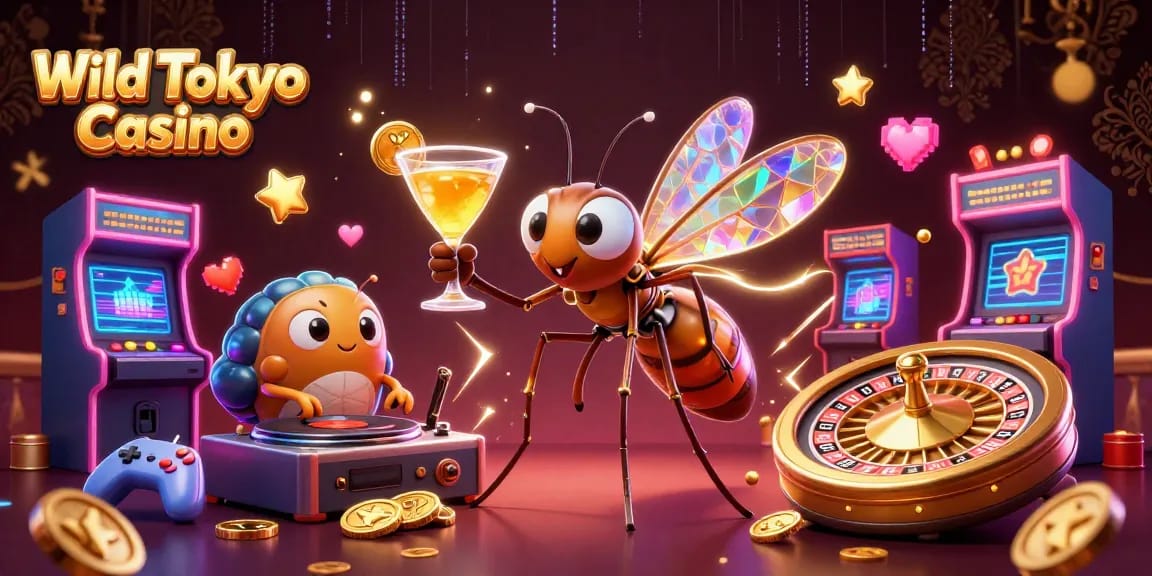 Scopri Wild Tokyo Casino, il casinò online con slot e giochi dal vivo immersi in un'atmosfera cyberpunk.