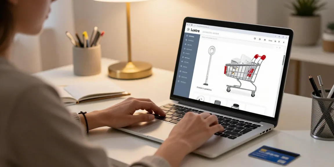 Lustre led online shopping product review on an e-commerce platform with best deals.