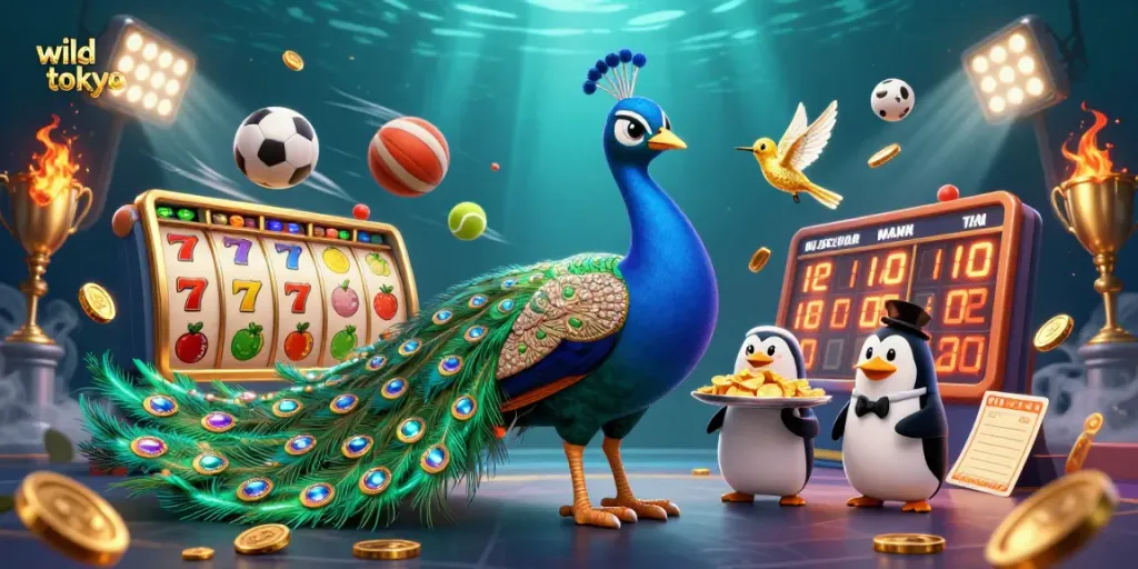 Experience thrilling games at wild tokyo with vibrant casino elements and fun characters.