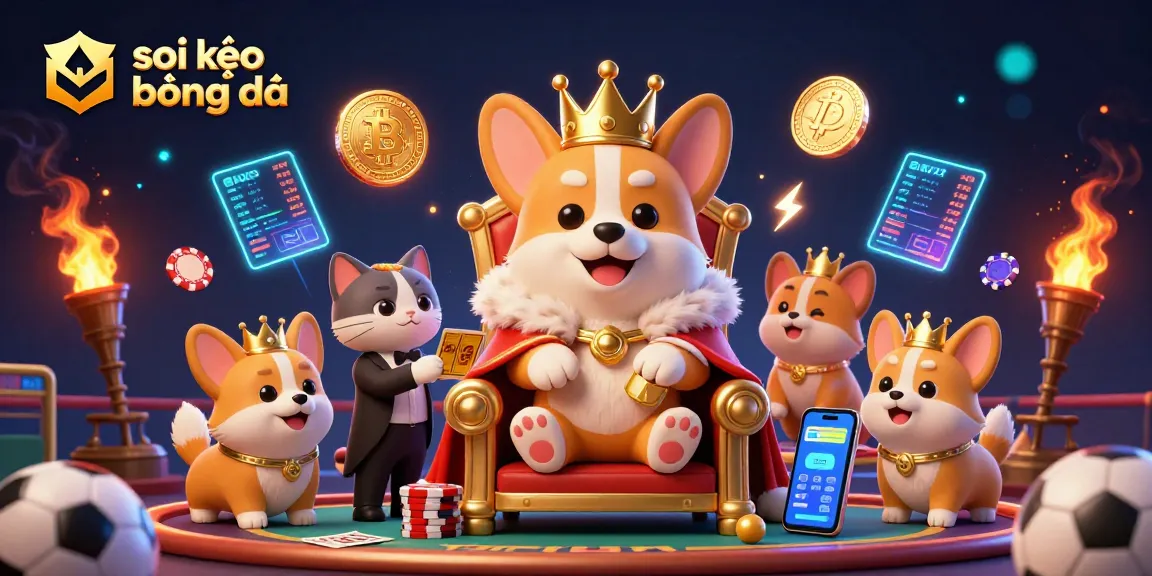 Experience thrilling sports betting with soi kèo bóng đá in this vibrant, dynamic illustration.