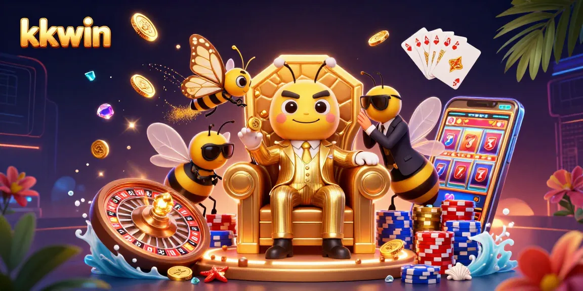 Bet on winning strategies with kkwin in this vibrant 3D casino scene filled with action.